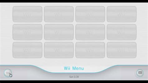 Wii Menu Template